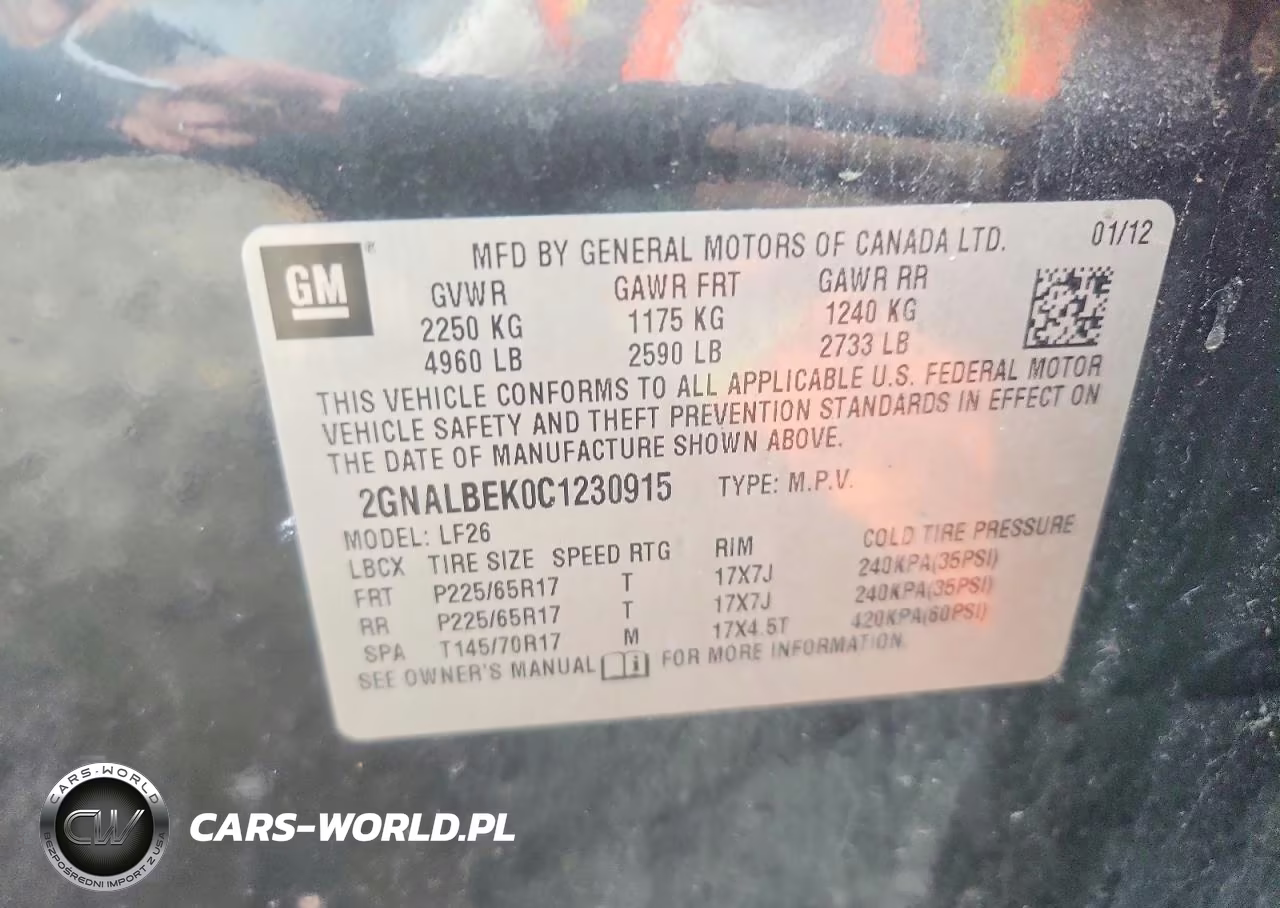 2012 Chevrolet Equinox Ls VIN:2GNALBEK0C1230915 - 13