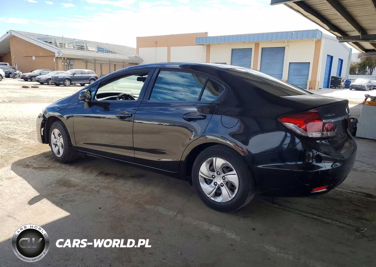2013 Honda Civic Lx VIN:19XFB2F57DE225662 - 2