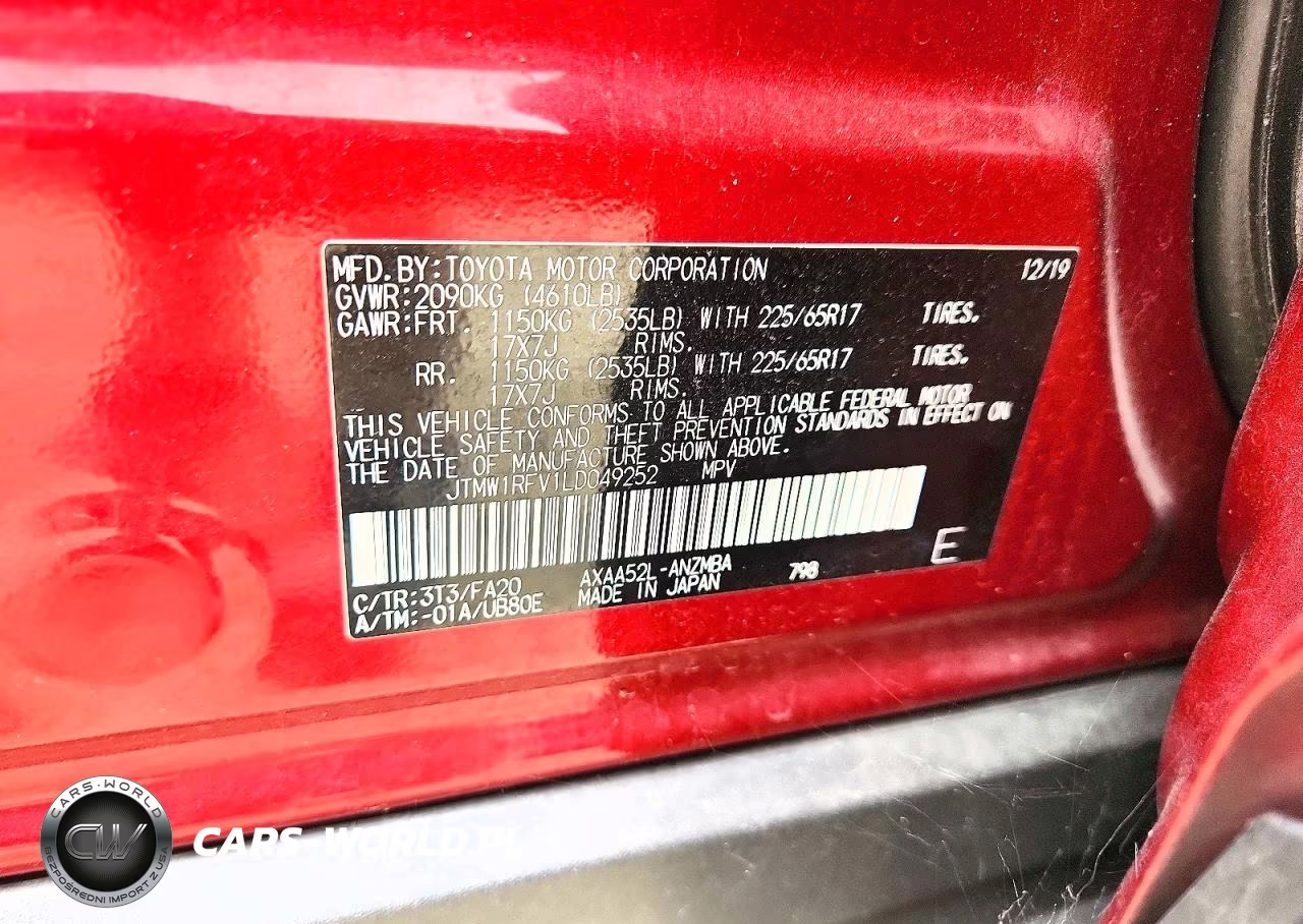 2020 Toyota Rav4 Xle VIN:JTMW1RFV1LD049252 - 13