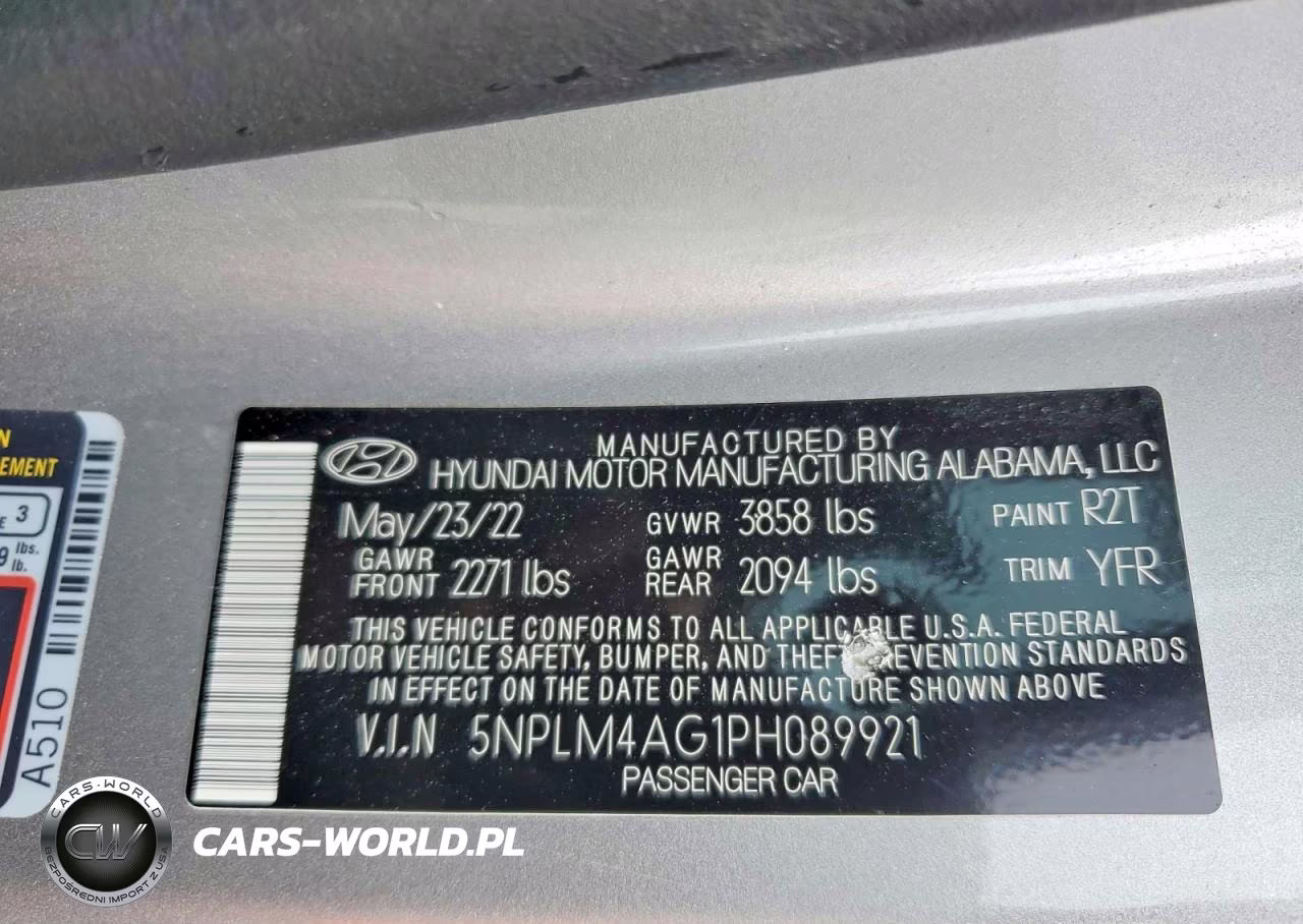 2023 Hyundai Elantra Sel VIN:5NPLM4AG1PH089921 - 12