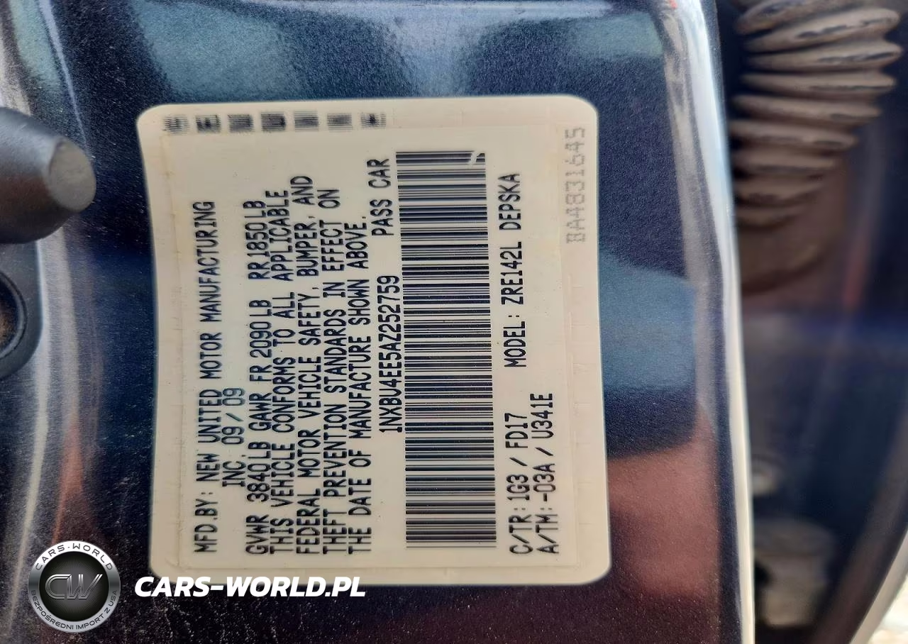2010 Toyota Corolla S VIN:1NXBU4EE5AZ252759 - 13