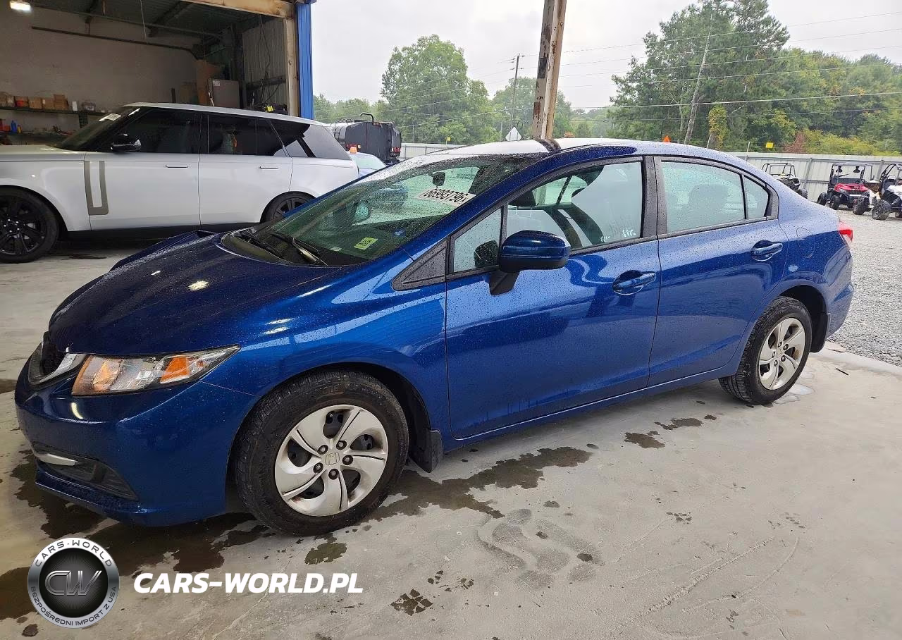2014 Honda Civic Lx VIN:19XFB2F55EE076007 - 1