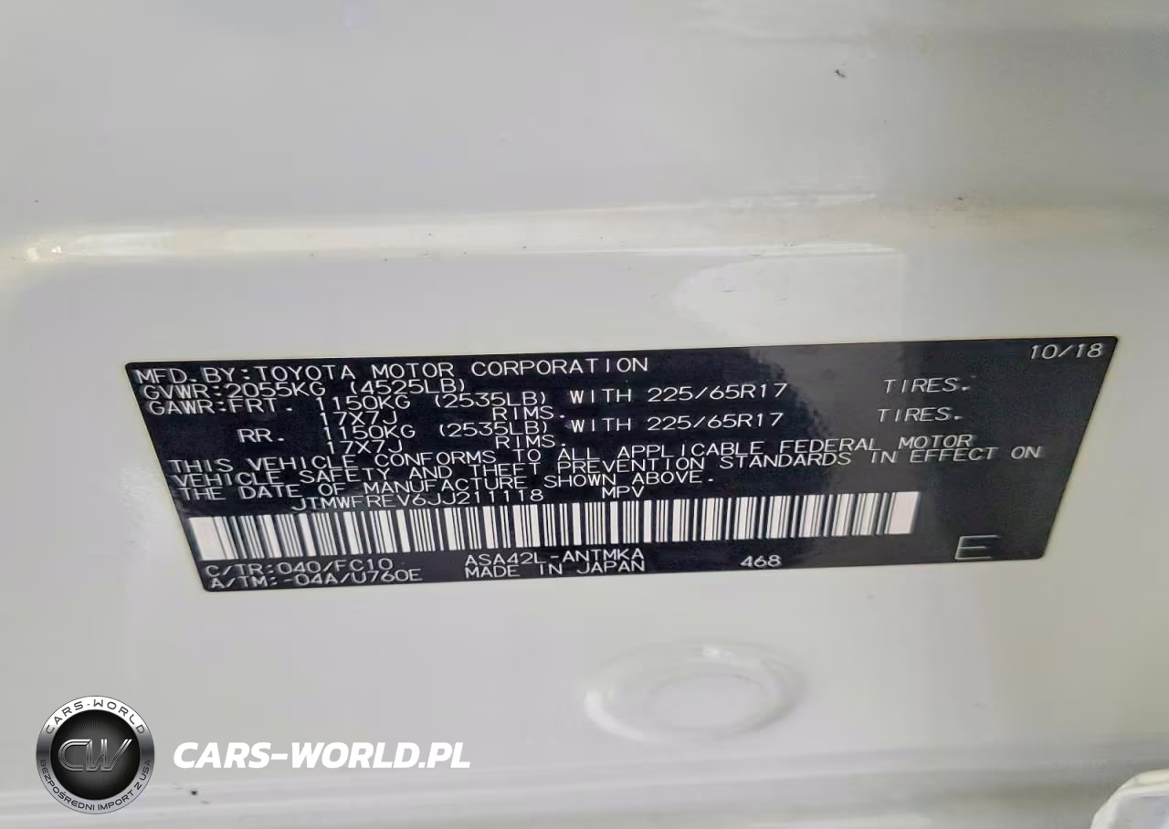 2018 Toyota Rav4 Xle VIN:JTMWFREV6JJ211118 - 13
