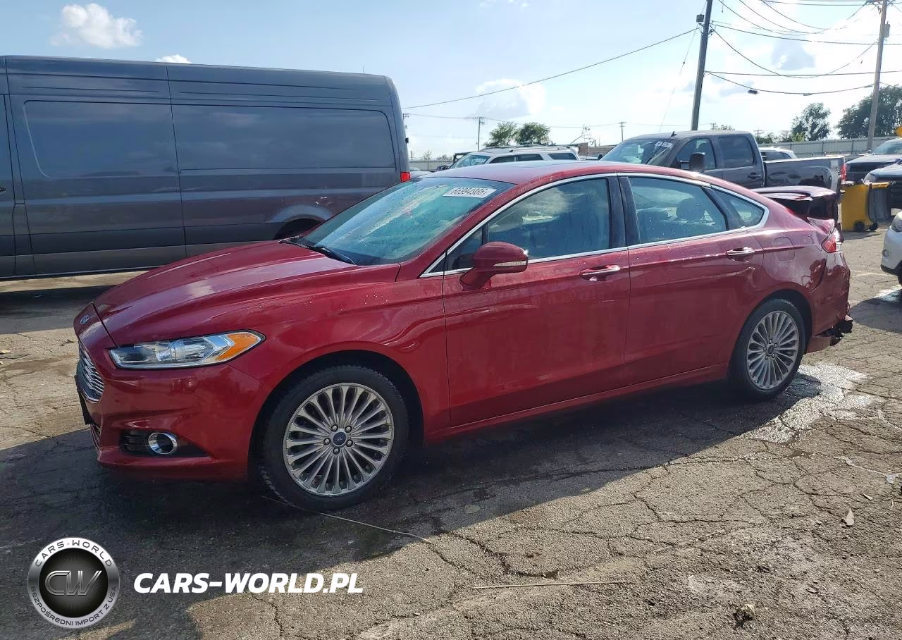 2016 Ford Fusion Titanium VIN:3FA6P0K91GR390981 - 1
