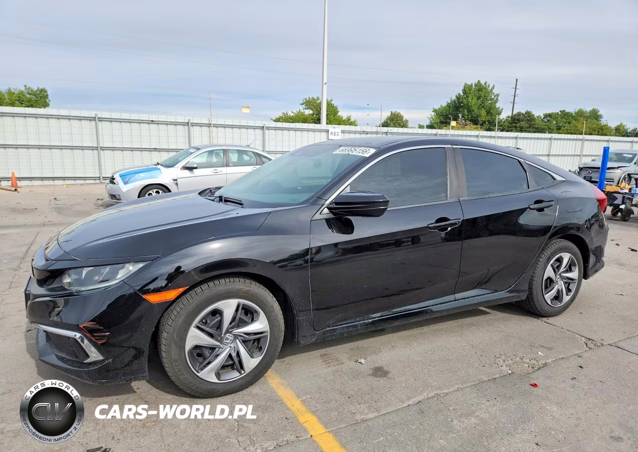 2020 Honda Civic Lx VIN:2HGFC2F63LH595579 - 1