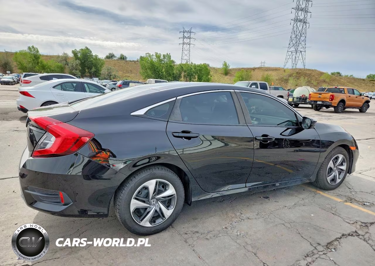 2020 Honda Civic Lx VIN:2HGFC2F63LH595579 - 3