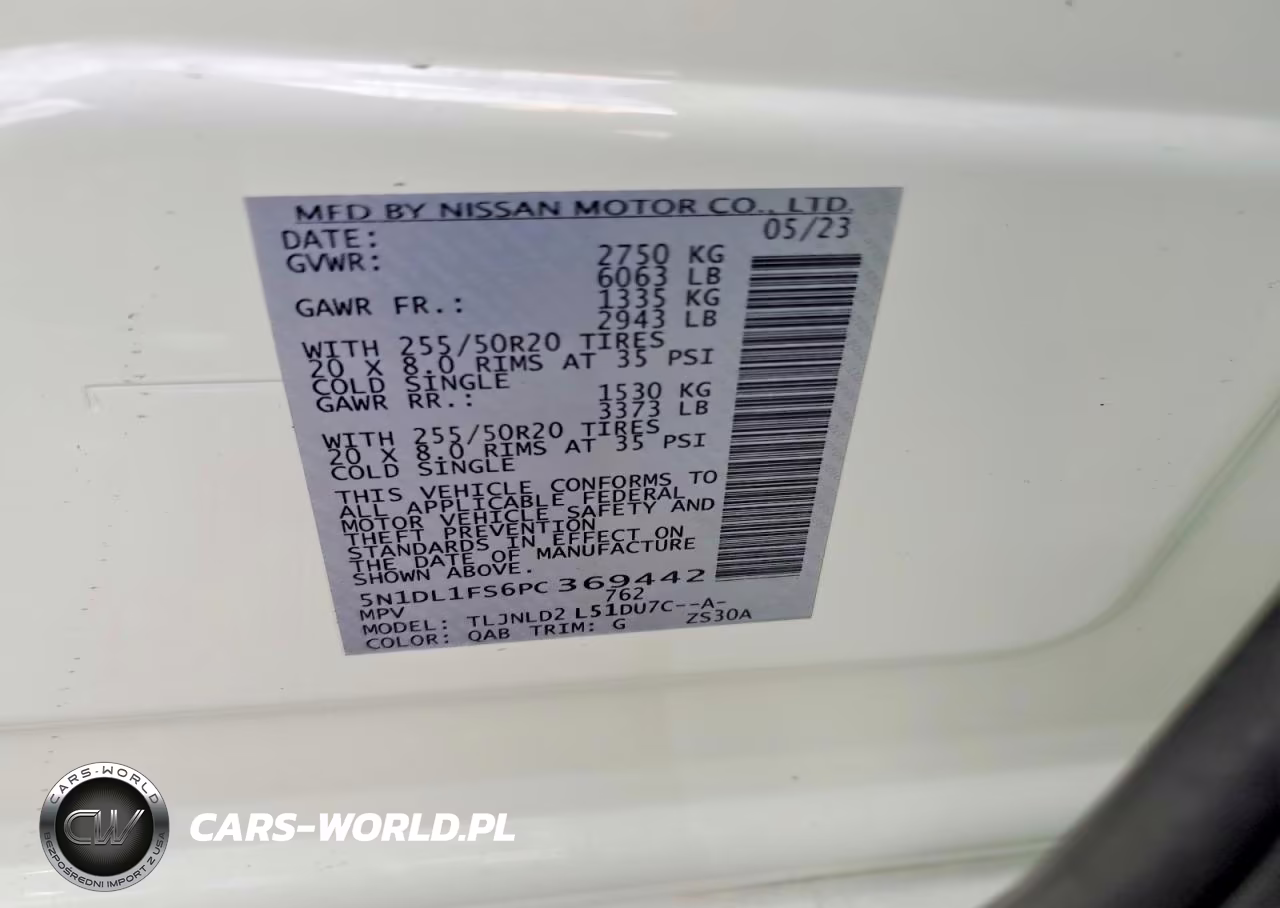 2023 Infiniti Qx60 Luxe VIN:5N1DL1FS6PC369442 - 13