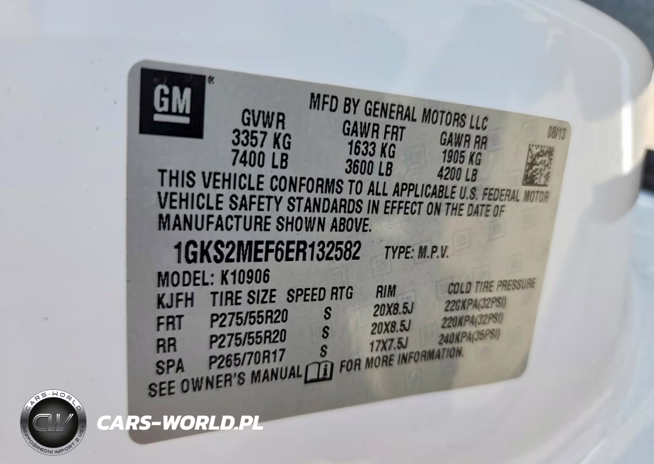2014 GMC Yukon Xl Denali VIN:1GKS2MEF6ER132582 - 13