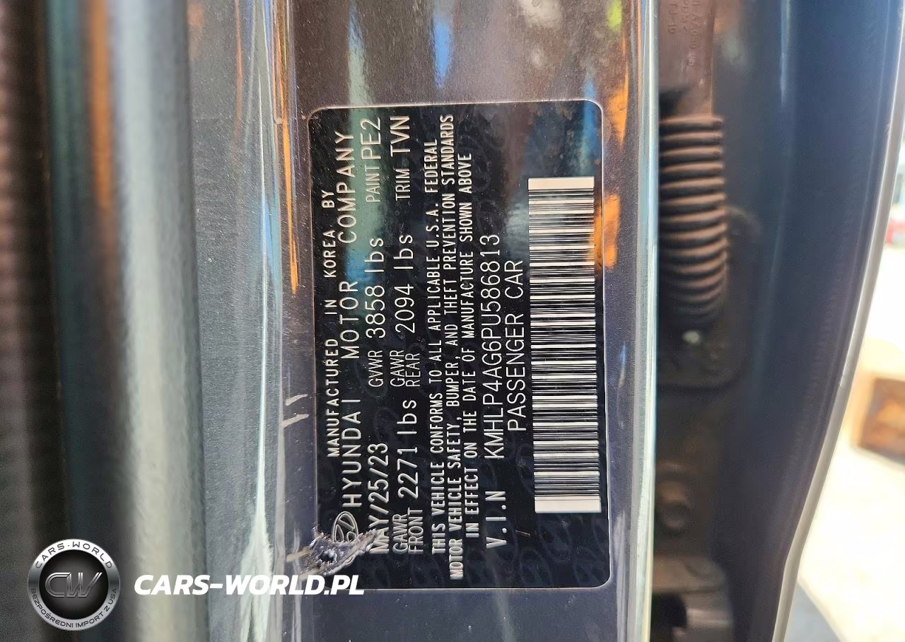 2023 Hyundai Elantra Limited VIN:KMHLP4AG6PU586813 - 13