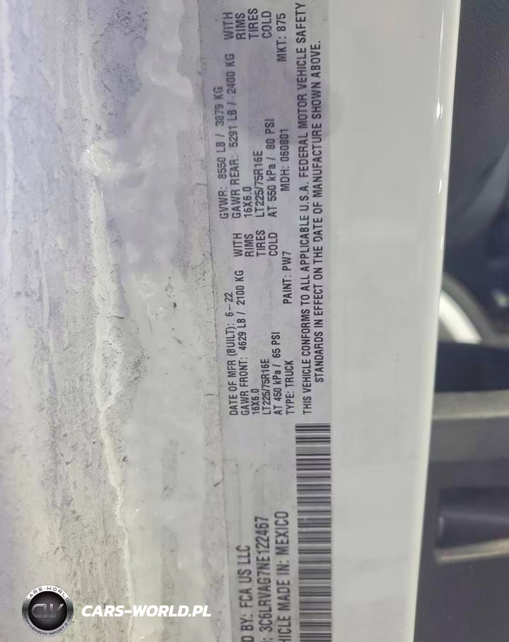 2022 Ram Promaster 1500 1500 Standard VIN:3C6LRVAG7NE122467 - 13
