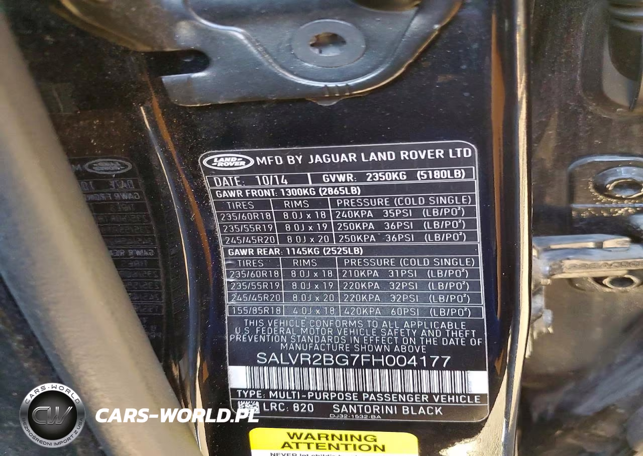2015 Land Rover Range Rover Evoque Pure Premium VIN:SALVR2BG7FH004177 - 12