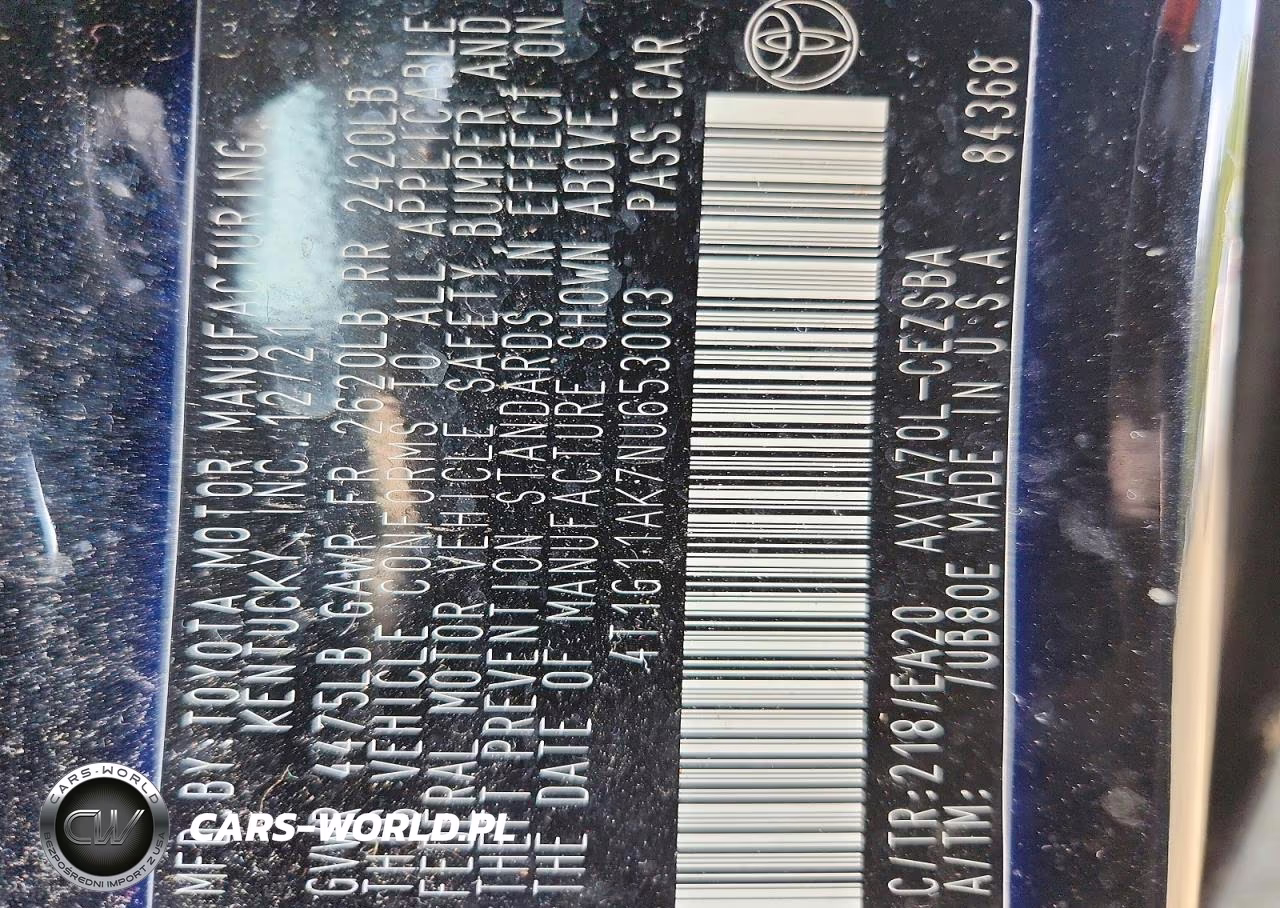 2022 Toyota Camry Se VIN:4T1G11AK7NU653003 - 12