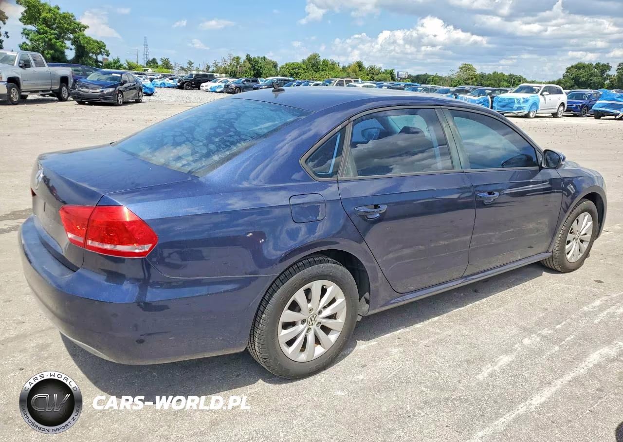 2012 Volkswagen Passat S VIN:1VWAH7A36CC089152 - 3