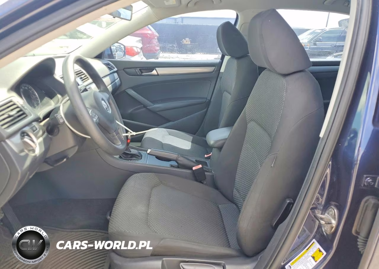 2012 Volkswagen Passat S VIN:1VWAH7A36CC089152 - 7