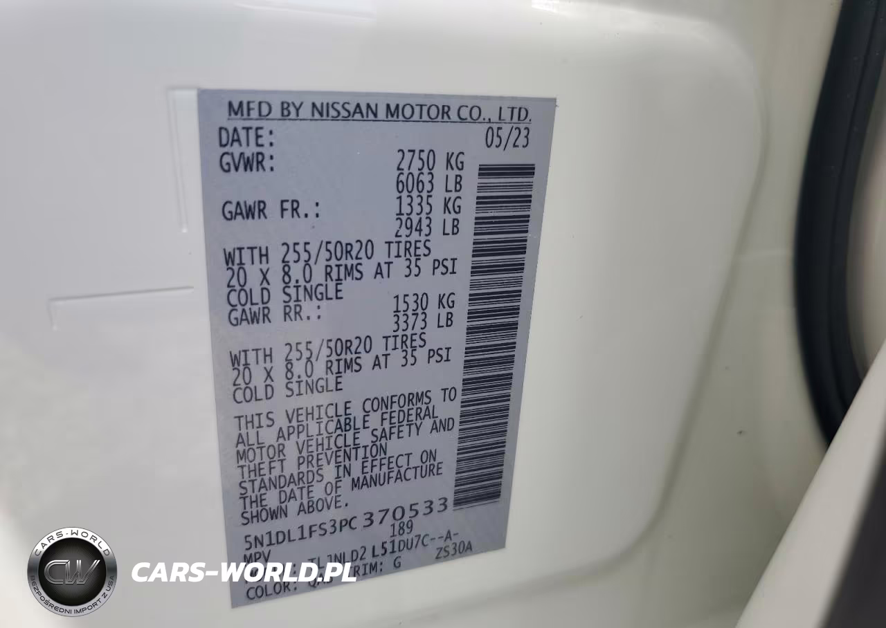 2023 Infiniti Qx60 Luxe VIN:5N1DL1FS3PC370533 - 12