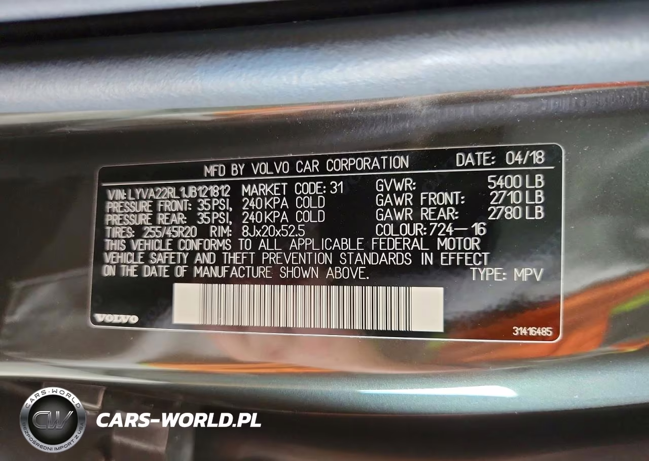 2020 Volvo Xc60 VIN:LYVA22RL1JB121812 - 13