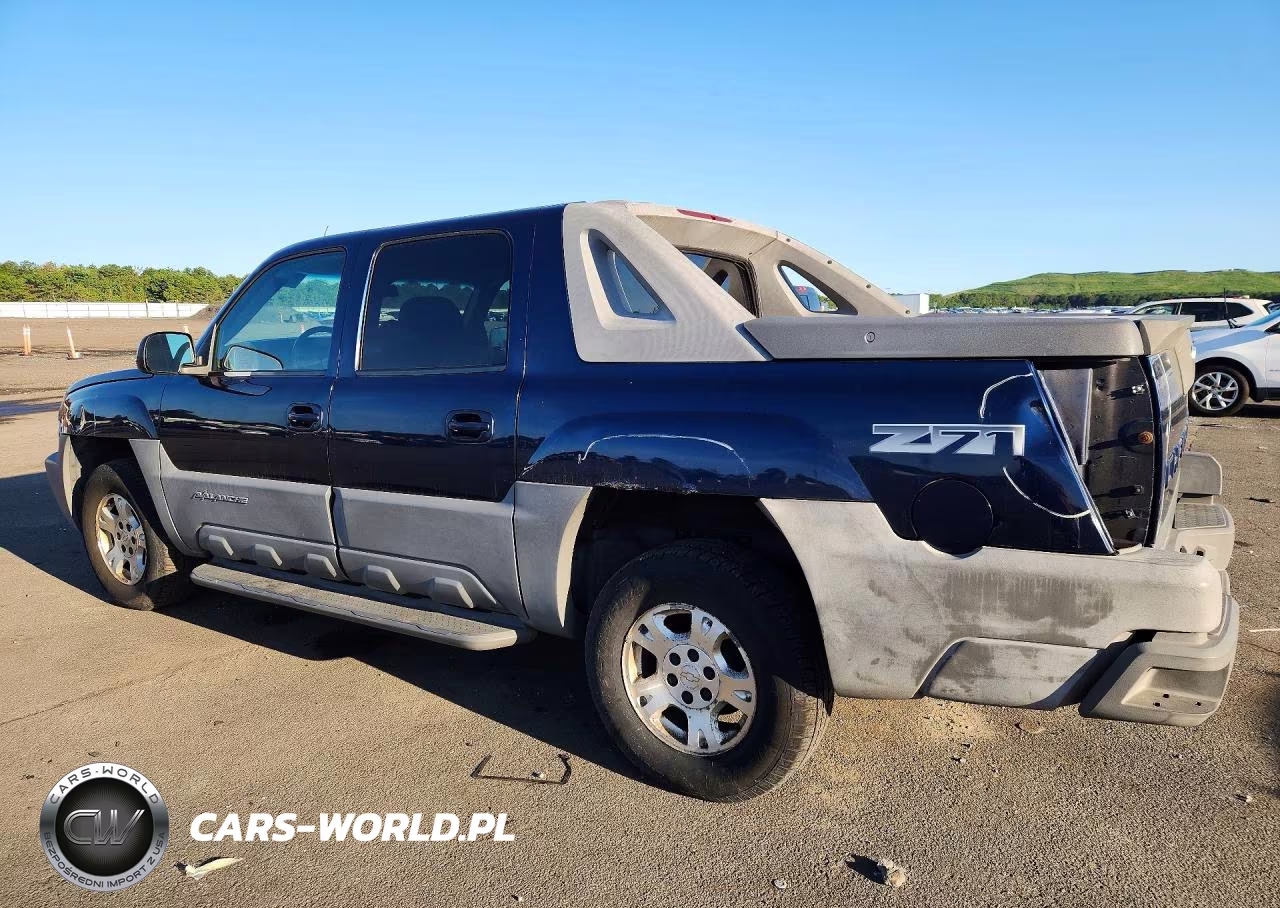 2002 Chevrolet Avalanche K1500 VIN:3GNEK13T12G172443 - 2