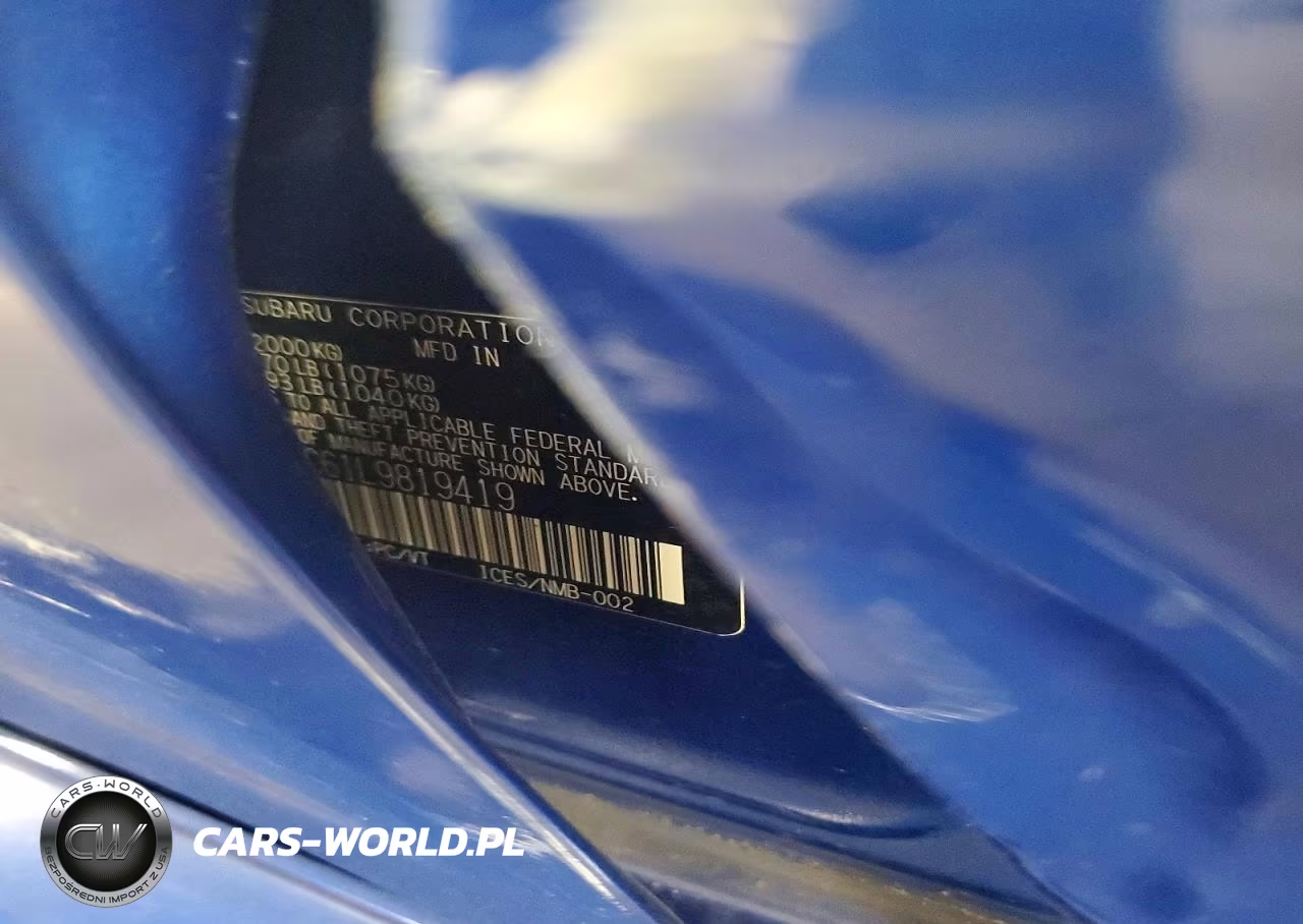 2020 Subaru Wrx Premium VIN:JF1VA1C61L9819419 - 12