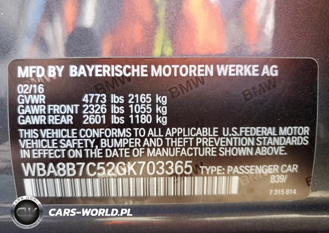 2016 BMW 340 I VIN:WBA8B7C52GK703365 - 12