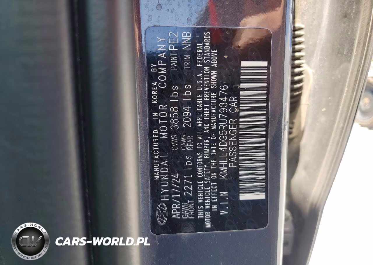2024 Hyundai Elantra Se VIN:KMHLL4DG5RU793476 - 13