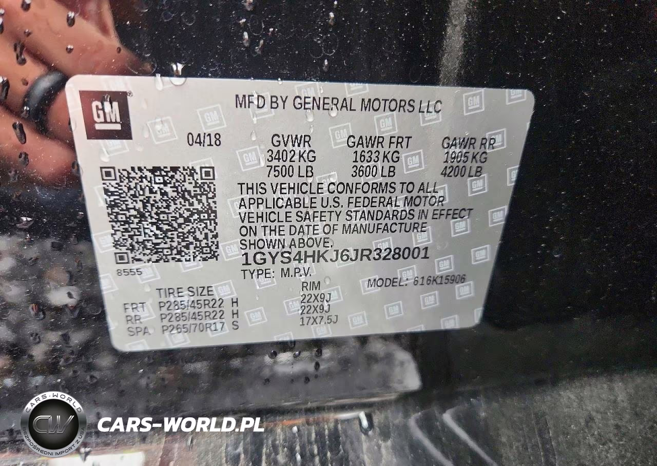 2018 Cadillac Escalade Esv Luxury VIN:1GYS4HKJ6JR328001 - 14