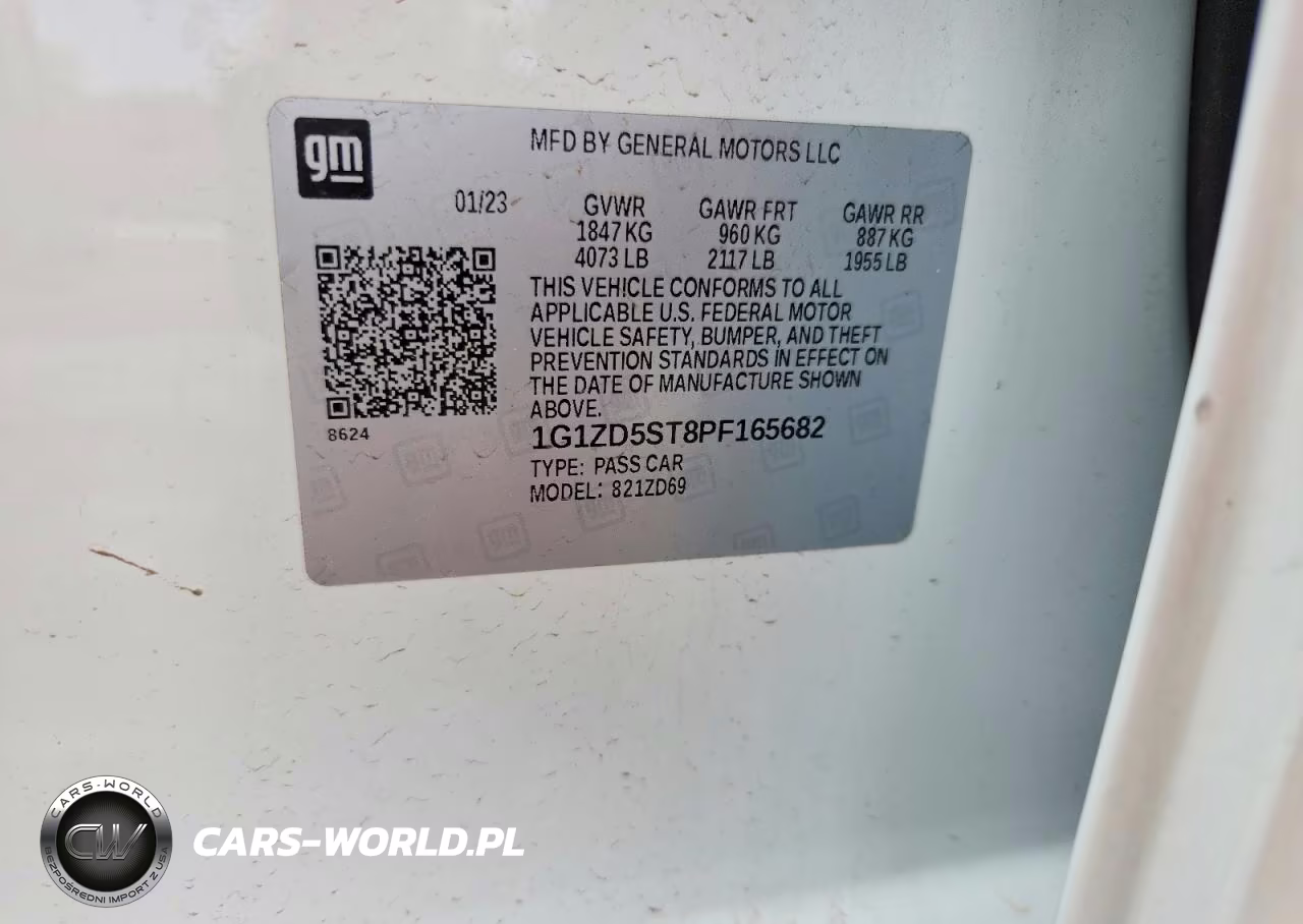2023 Chevrolet Malibu Lt VIN:1G1ZD5ST8PF165682 - 12