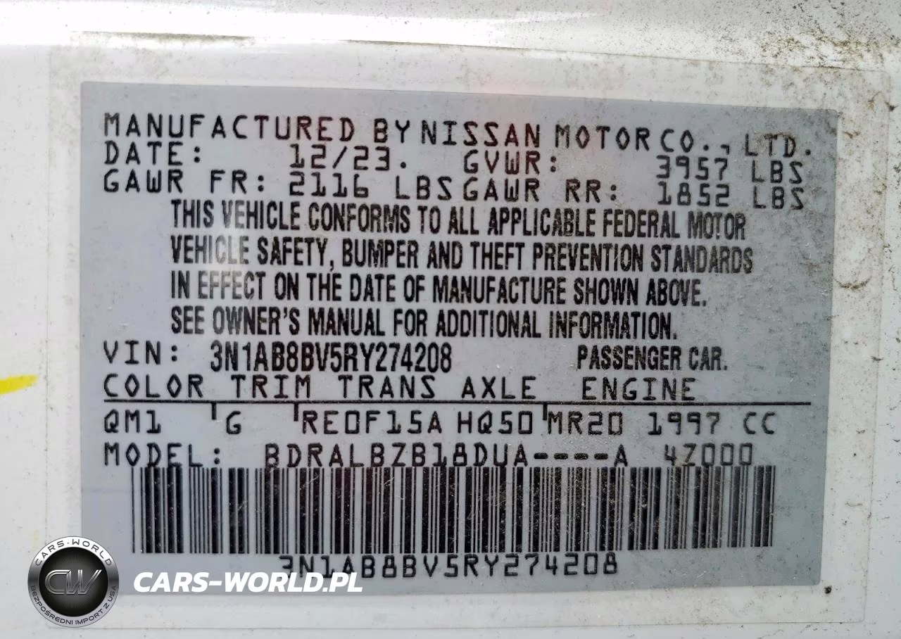 2024 Nissan Sentra S VIN:3N1AB8BV5RY274208 - 12