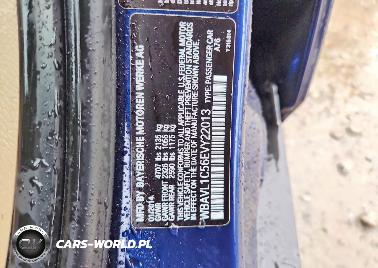 2014 BMW X1 xDrive28I VIN:WBAVL1C56EVY22013 - 13