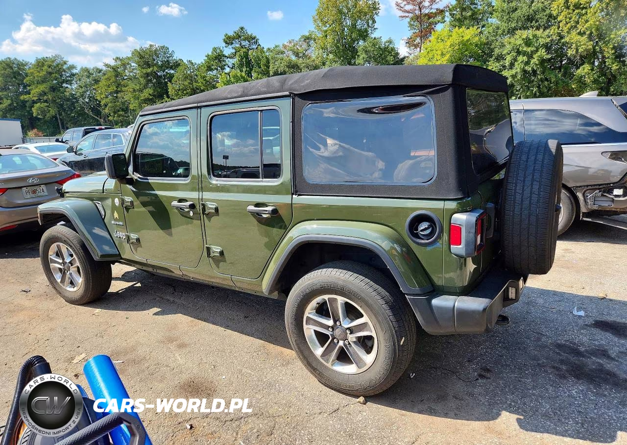 2021 Jeep Wrangler Unlimited Sahara VIN:1C4HJXEN6MW677411 - 2