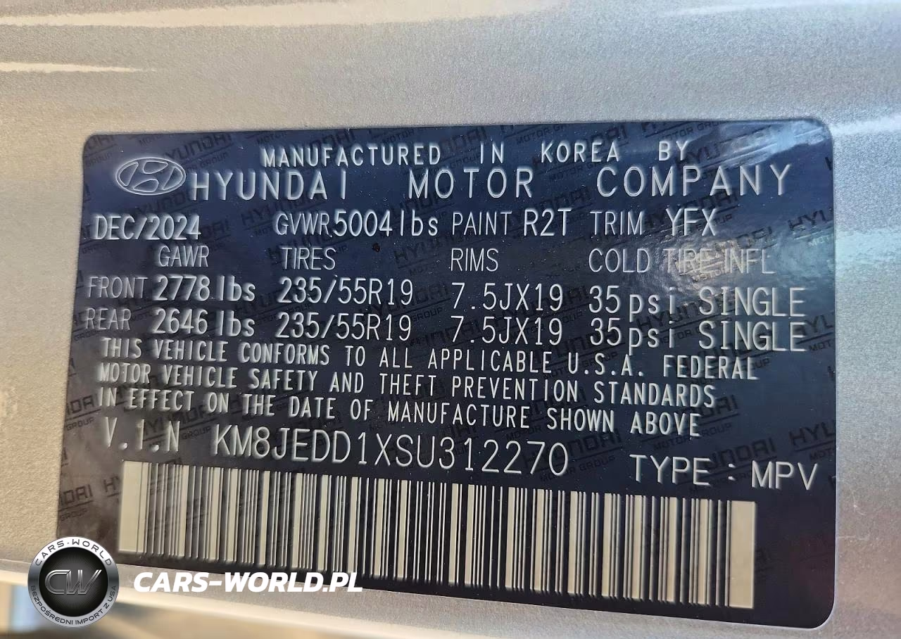2025 Hyundai Tucson Limited VIN:KM8JEDD1XSU312270 - 13