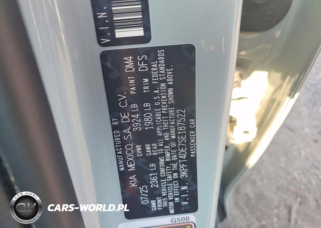 2025 Kia K4 Lxs VIN:3KPFT4DE7SE187522 - 12
