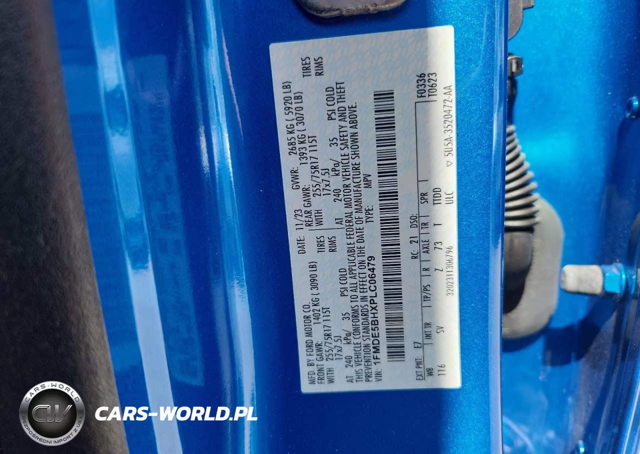 2023 Ford Bronco Base VIN:1FMDE5BHXPLC06479 - 12