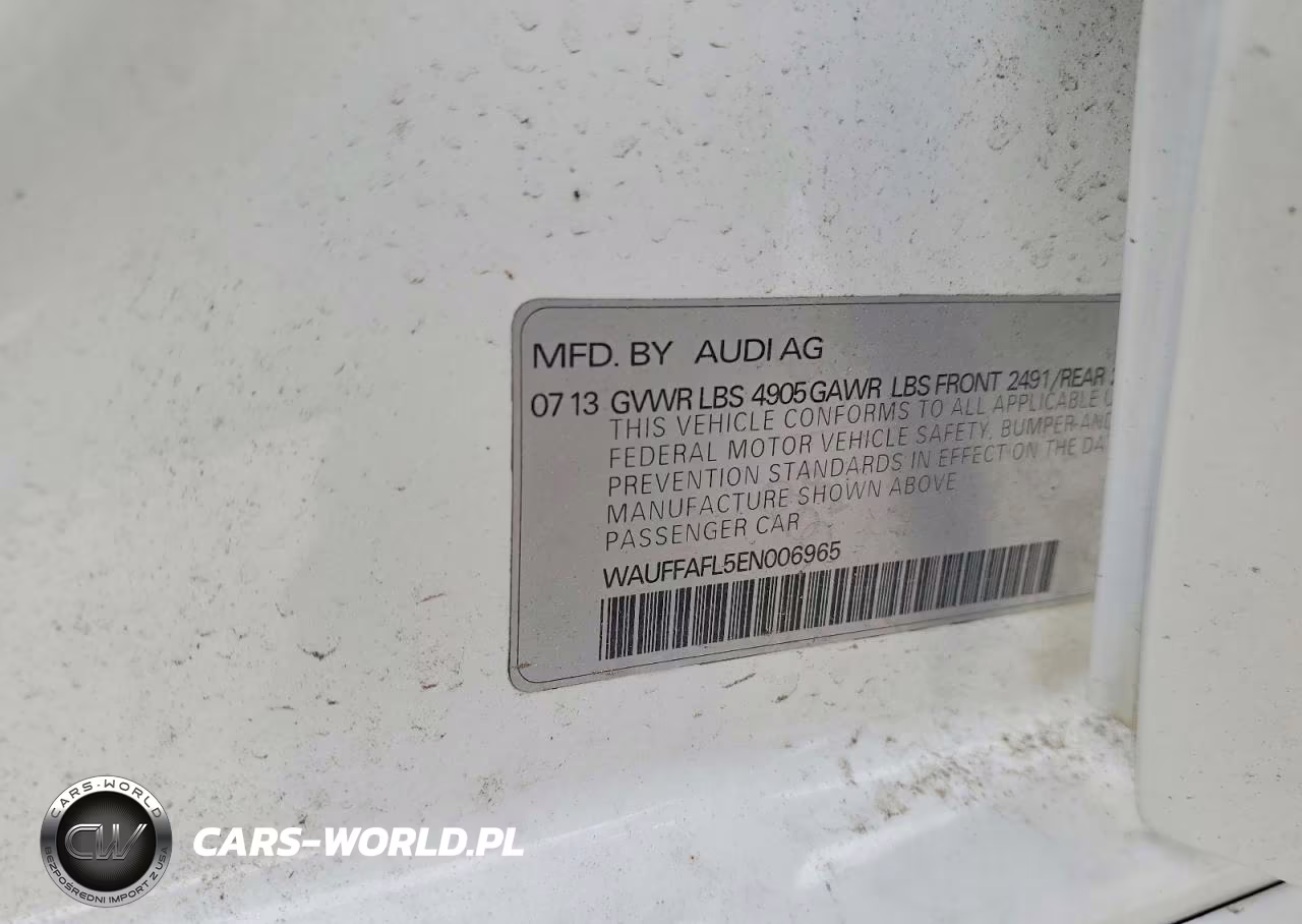 2014 Audi A4 Premium Plus VIN:WAUFFAFL5EN006965 - 12