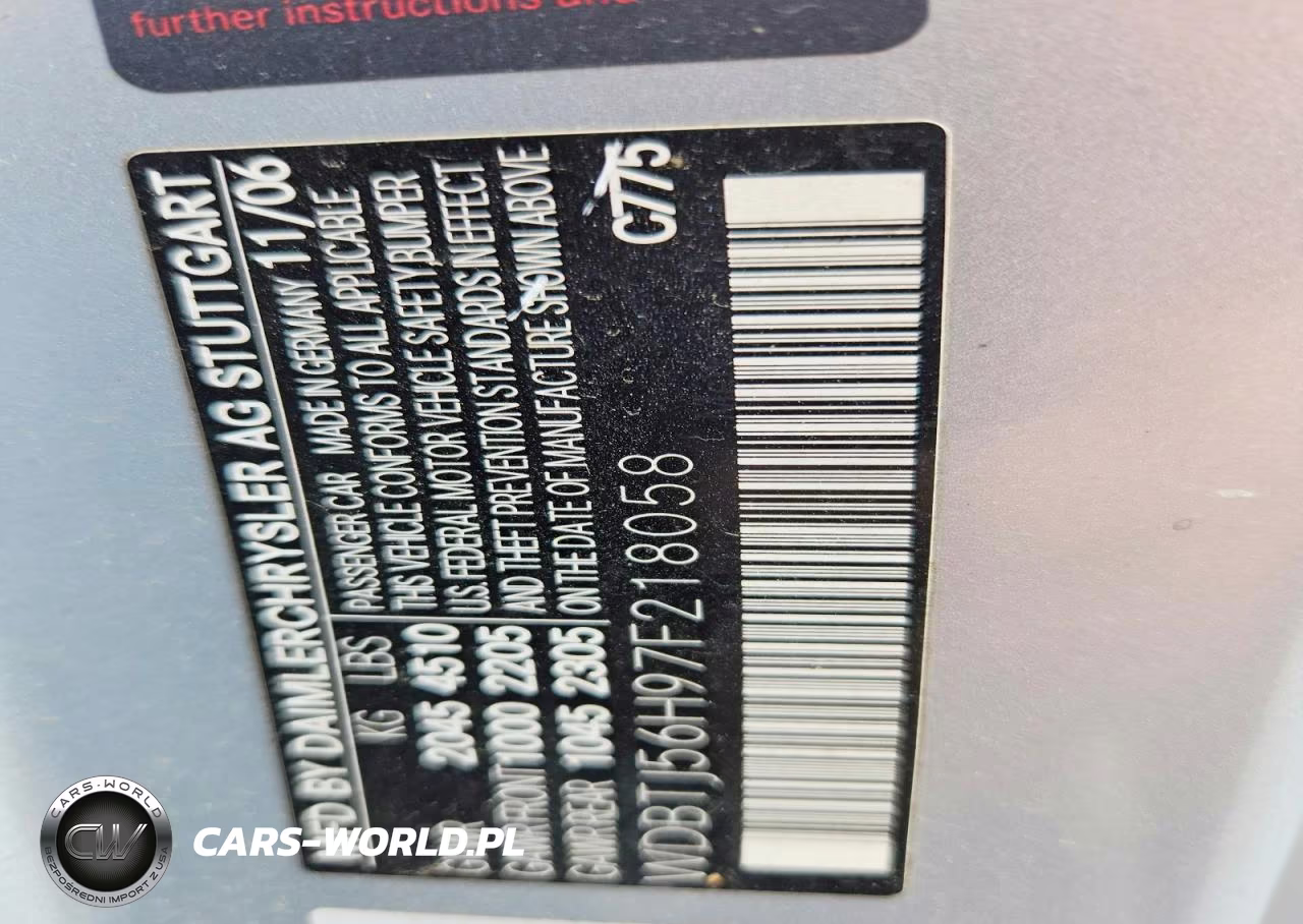 2007 Mercedes-Benz Clk 350 VIN:WDBTJ56H97F218058 - 12
