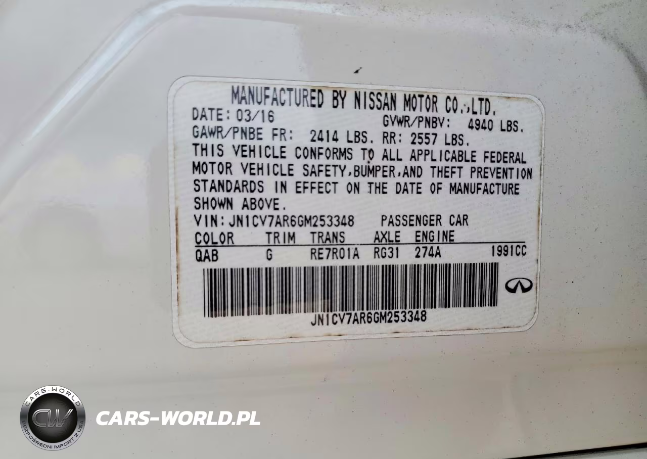 2016 Infiniti Q50 2.0T Premium VIN:JN1CV7AR6GM253348 - 12