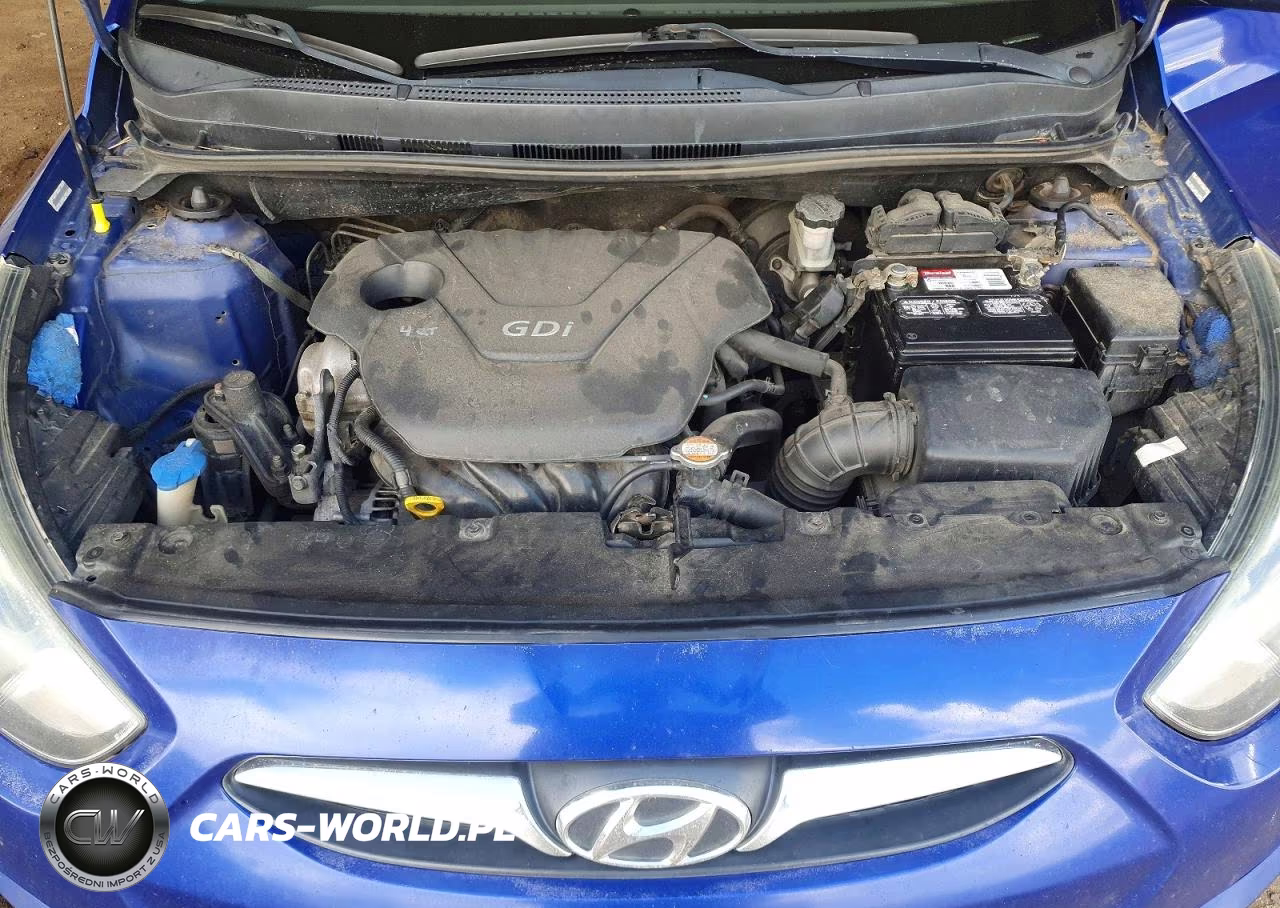 2012 Hyundai Accent Gls VIN:KMHCU4AE1CU087578 - 11