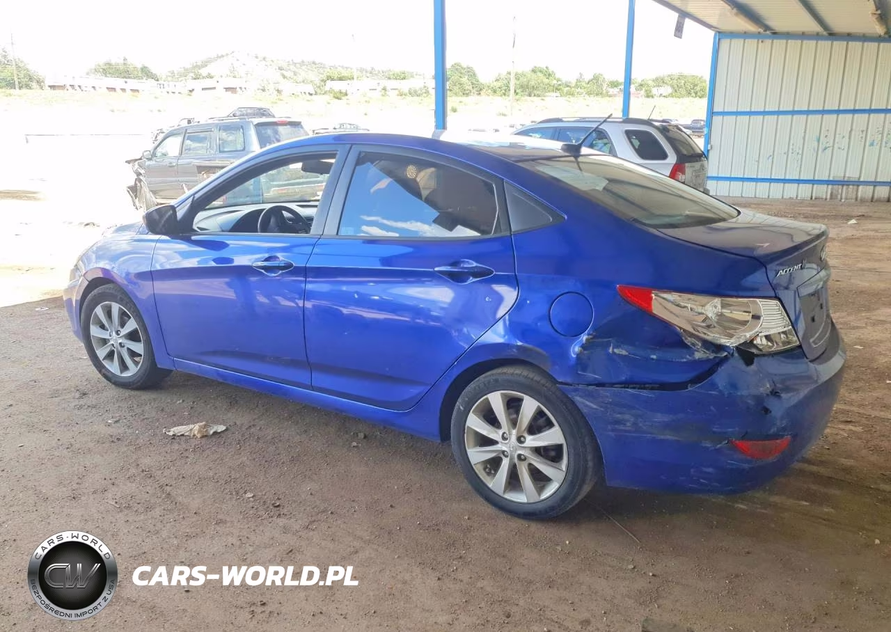 2012 Hyundai Accent Gls VIN:KMHCU4AE1CU087578 - 2