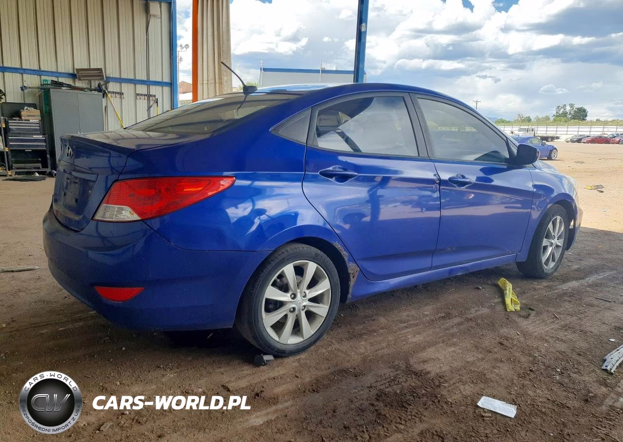 2012 Hyundai Accent Gls VIN:KMHCU4AE1CU087578 - 3