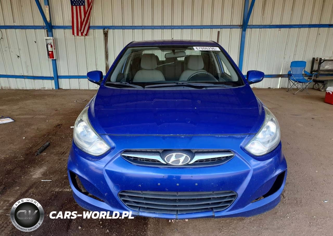 2012 Hyundai Accent Gls VIN:KMHCU4AE1CU087578 - 5