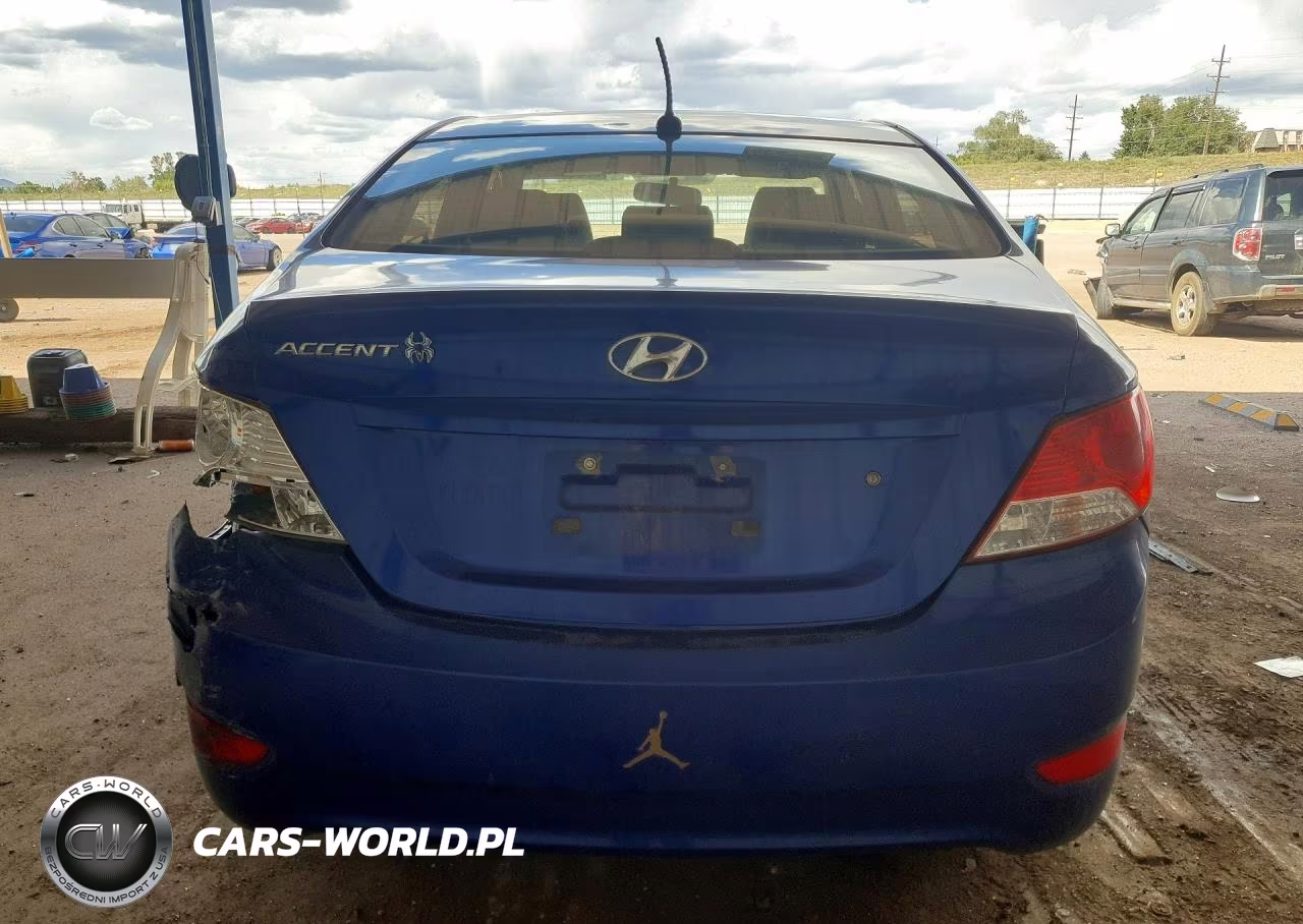 2012 Hyundai Accent Gls VIN:KMHCU4AE1CU087578 - 6