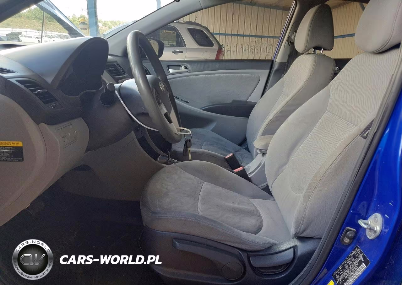 2012 Hyundai Accent Gls VIN:KMHCU4AE1CU087578 - 7