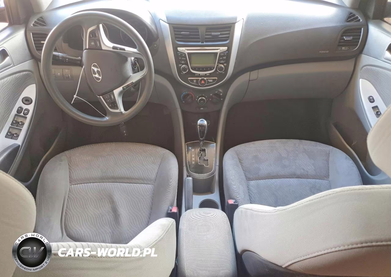 2012 Hyundai Accent Gls VIN:KMHCU4AE1CU087578 - 8