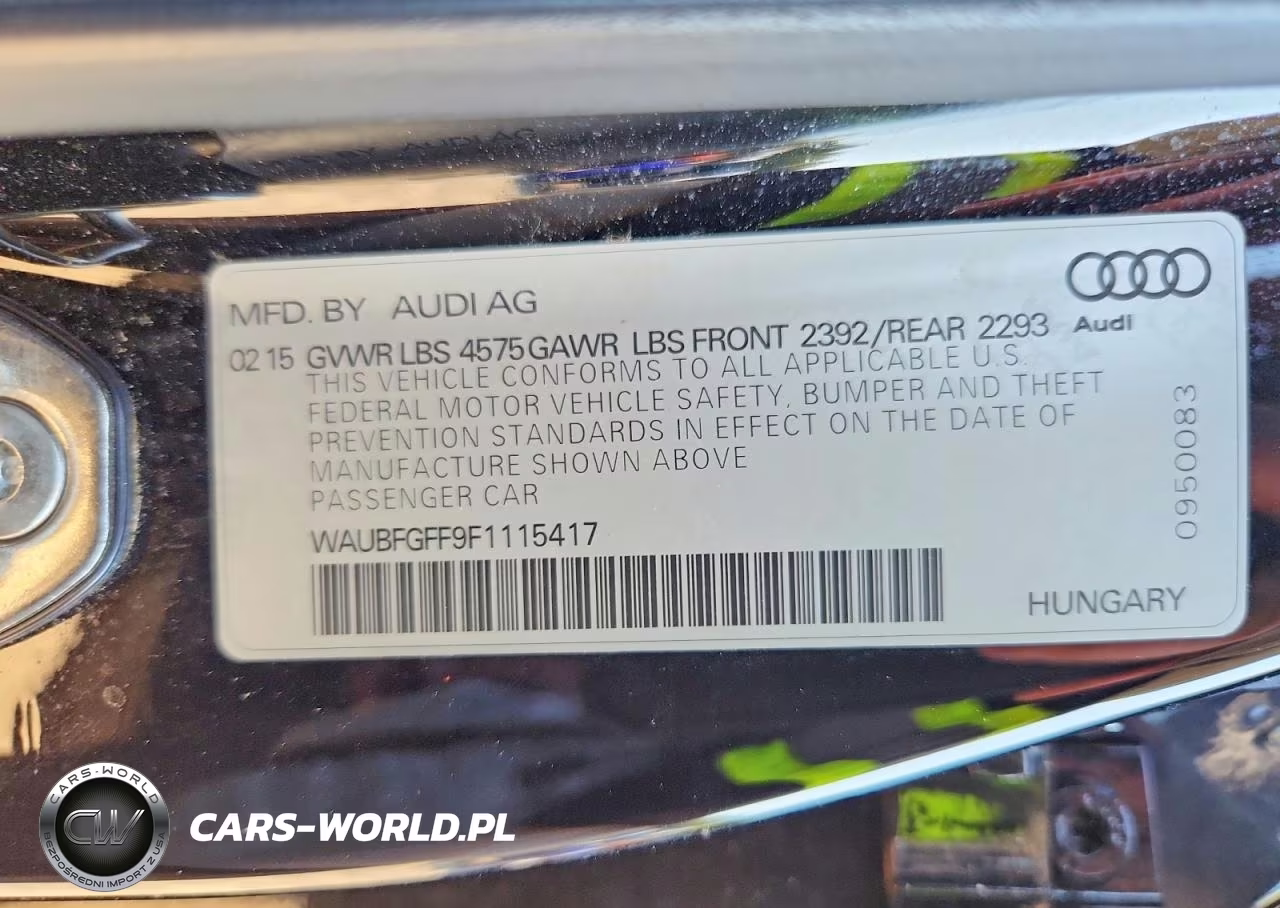 2015 Audi A3 Premium VIN:WAUBFGFF9F1115417 - 12