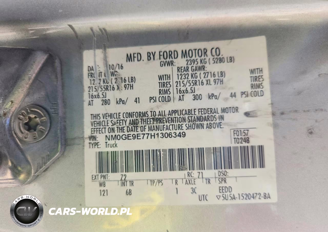 2017 Ford Transit Connect Xl VIN:NM0GE9E77H1306349 - 13
