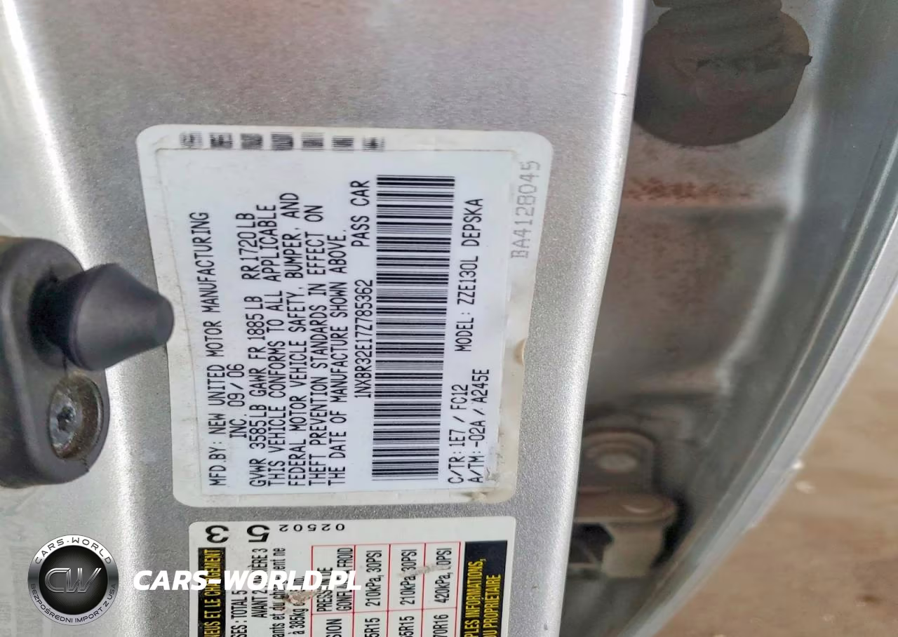 2007 Toyota Corolla S VIN:1NXBR32E17Z785362 - 12