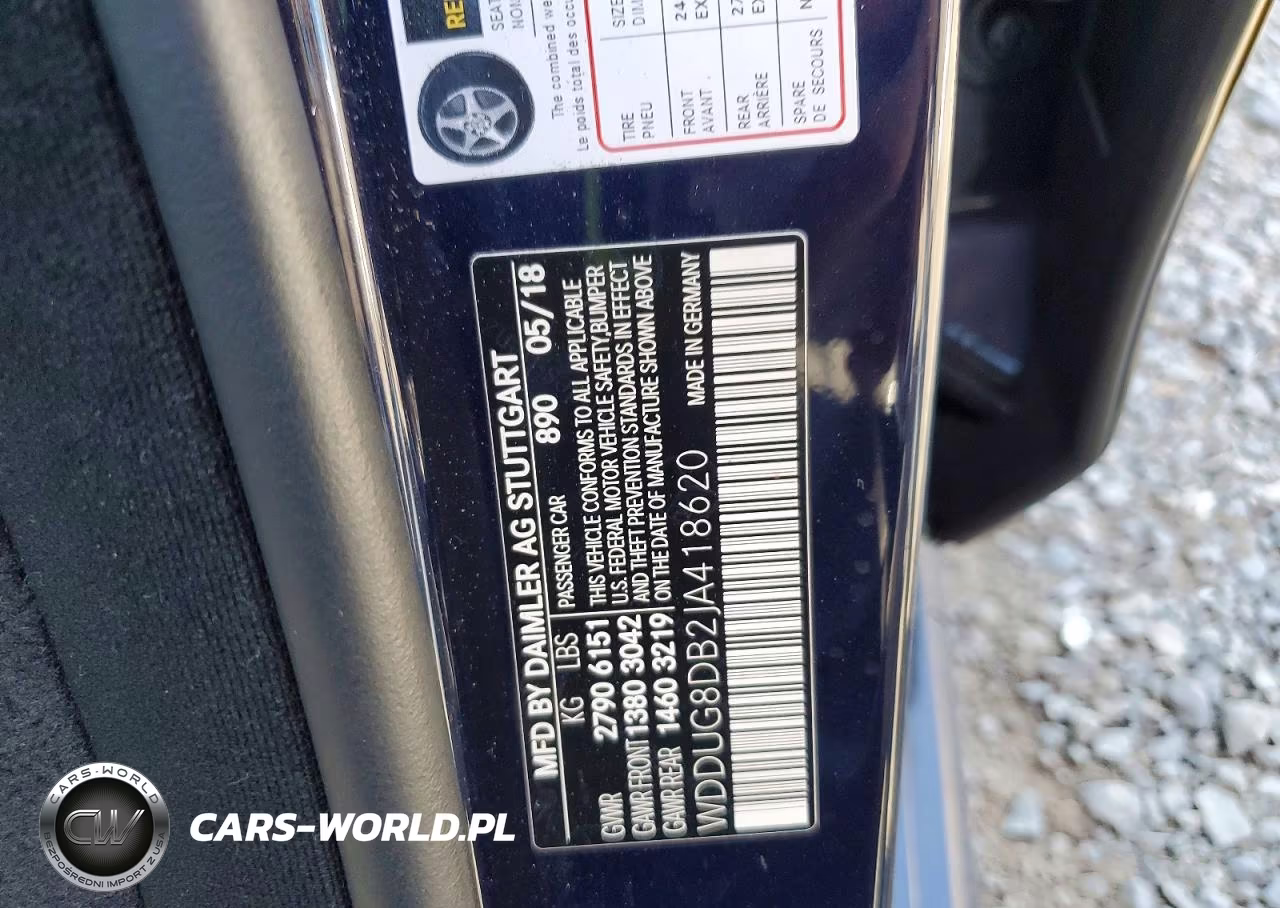 2018 Mercedes-Benz S 560 VIN:WDDUG8DB2JA418620 - 13