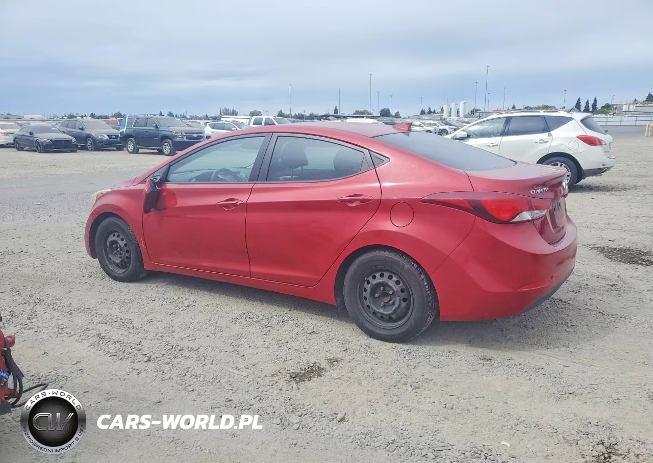 2016 Hyundai Elantra Se VIN:KMHDH4AE6GU621558 - 2