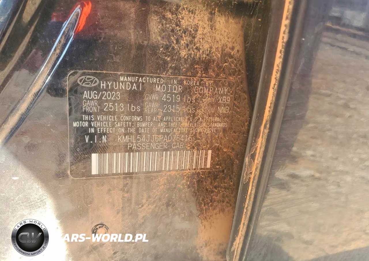 2023 Hyundai Sonata Hybrid Limited VIN:KMHL54JJ6PA076416 - 12