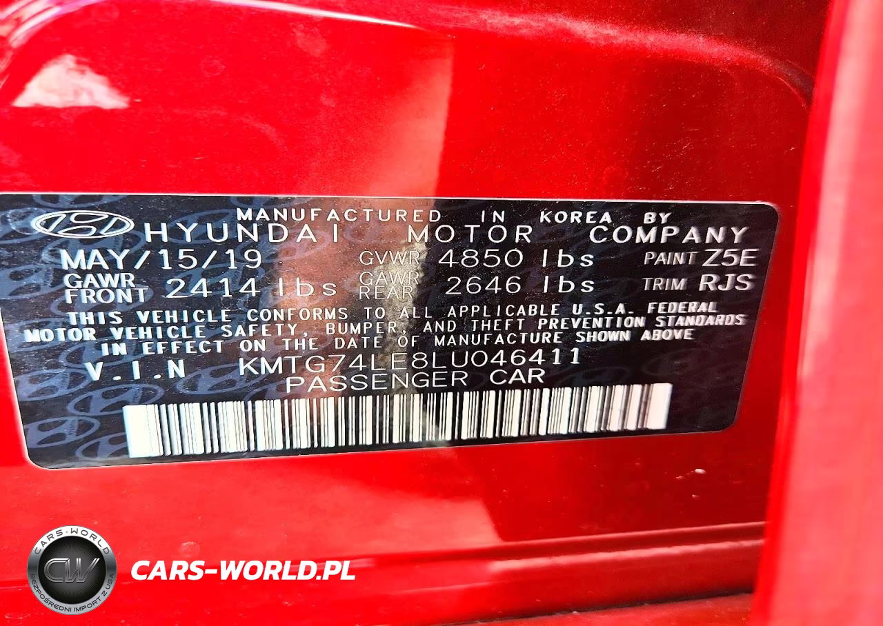 2020 Genesis G70 Elite VIN:KMTG74LE8LU046411 - 12