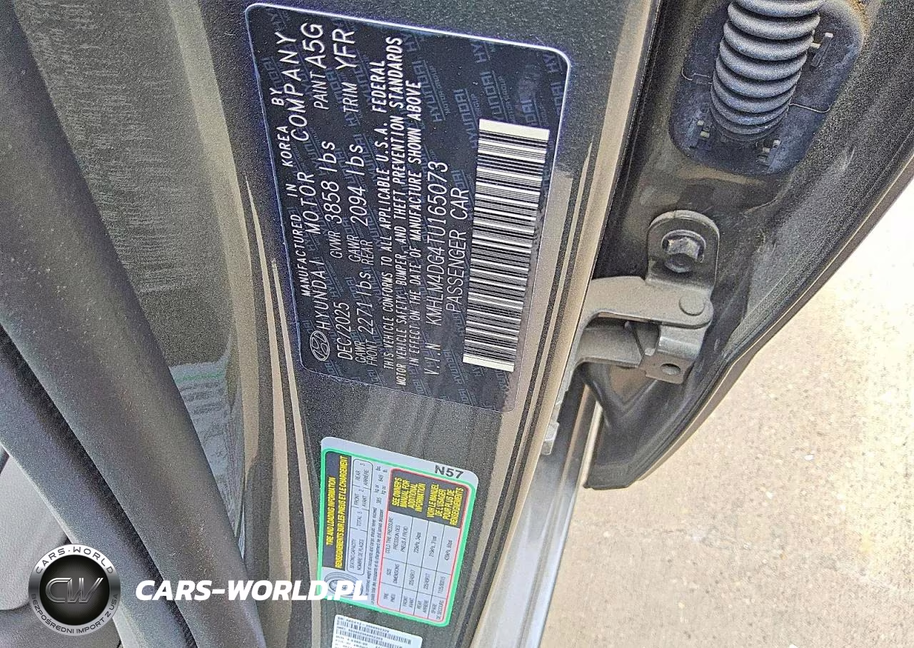 2026 Hyundai Elantra Sel Sport VIN:KMHLM4DG4TU165073 - 12